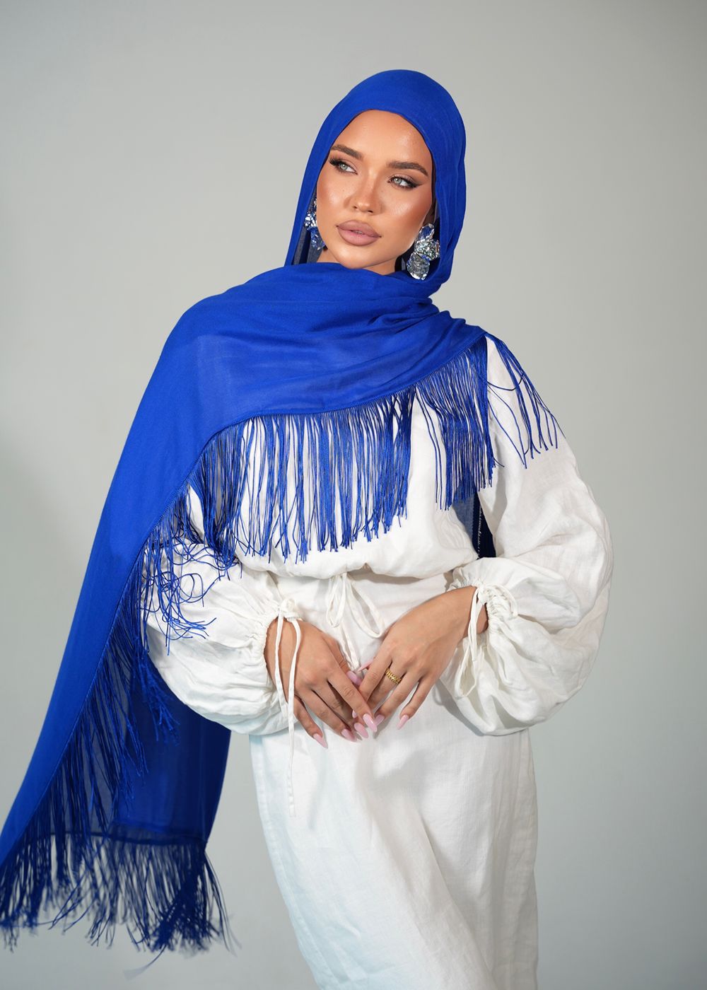 Cobalt Fringe Modal