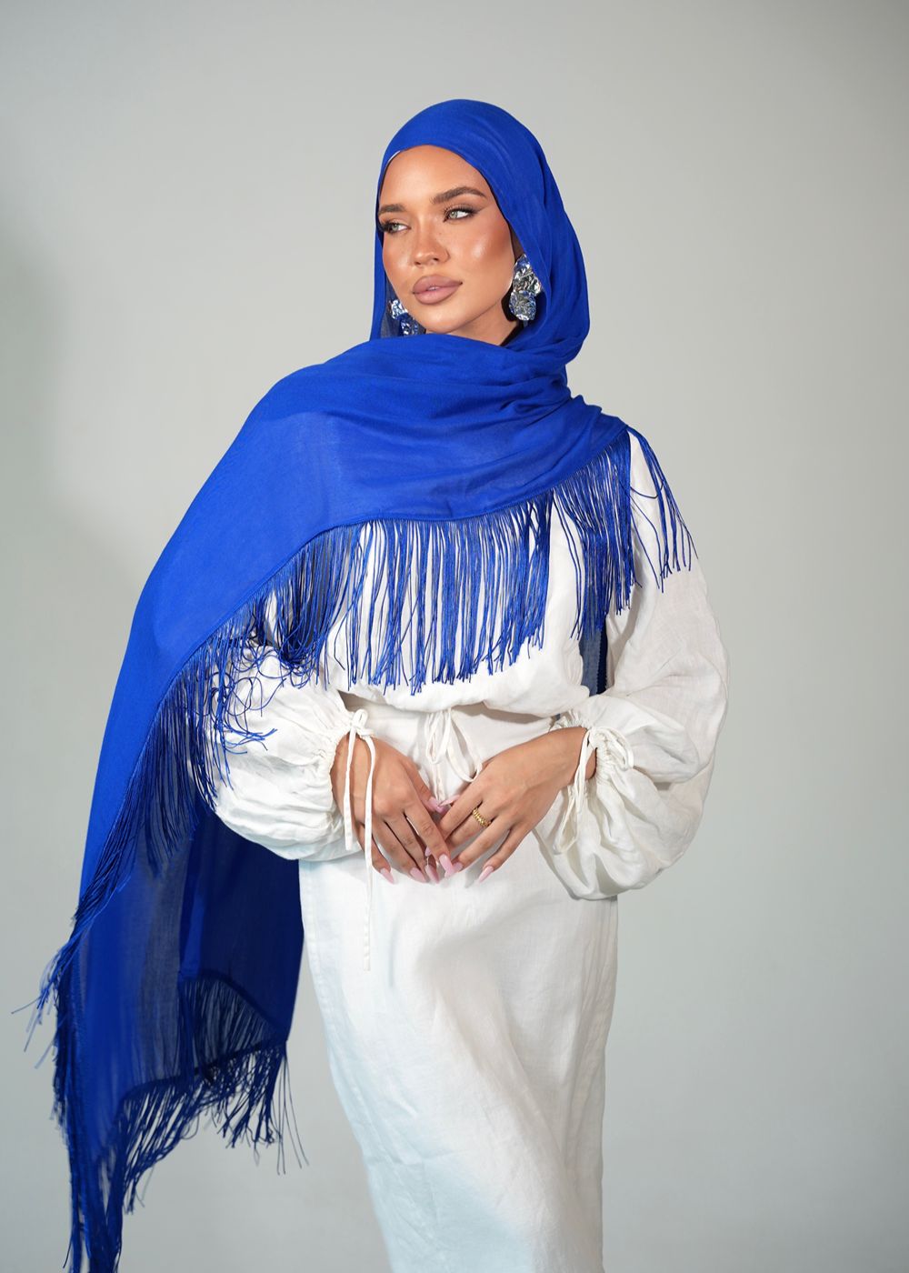 Cobalt Fringe Modal