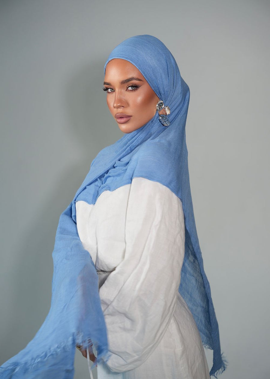 Blueberry Milk Crinkle Rayon