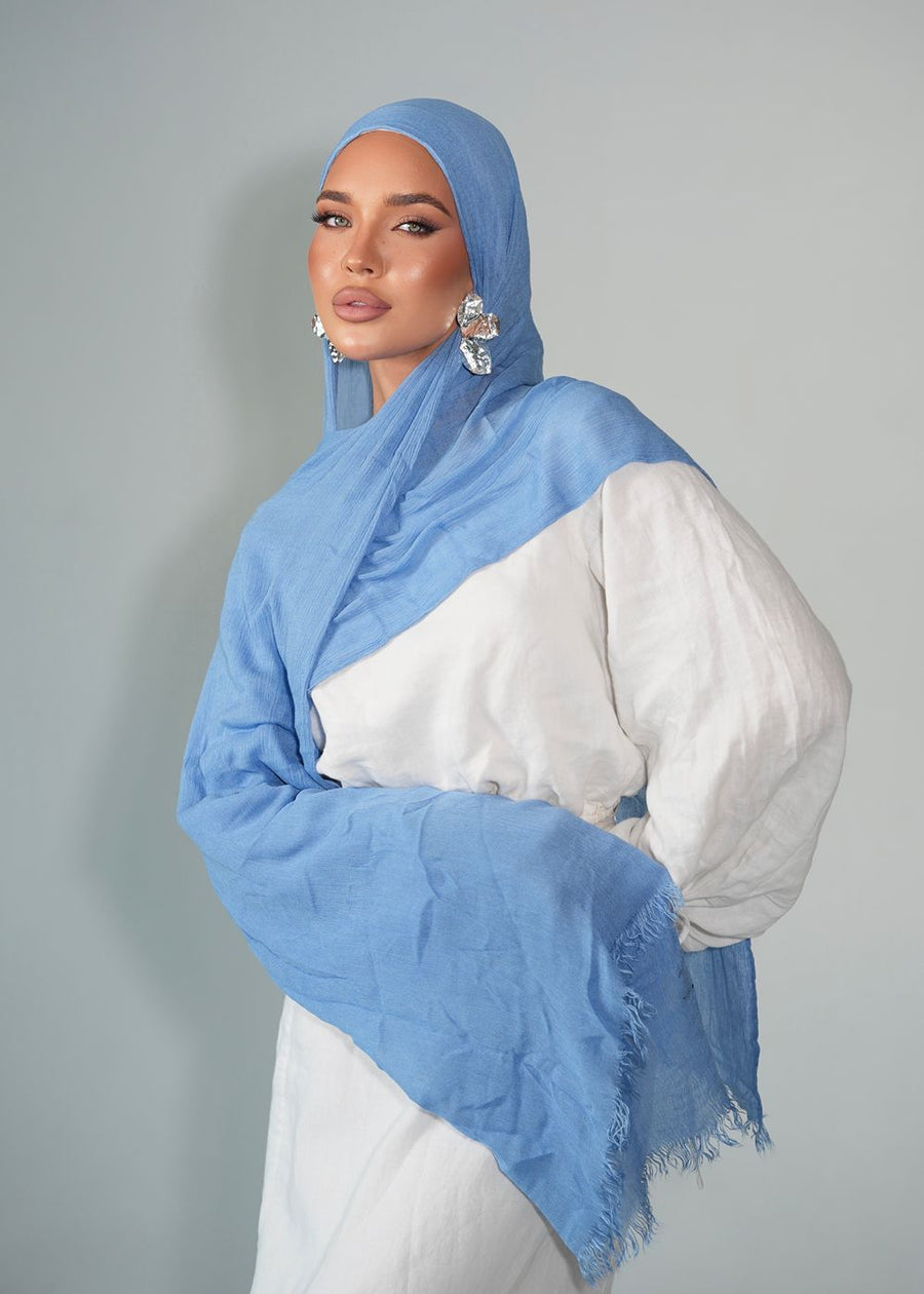 Blueberry Milk Crinkle Rayon