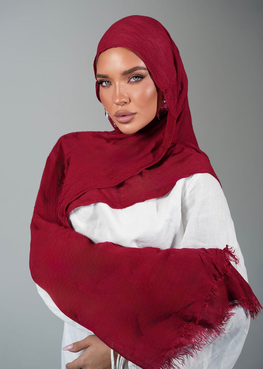 Candy Apple Crinkle Rayon
