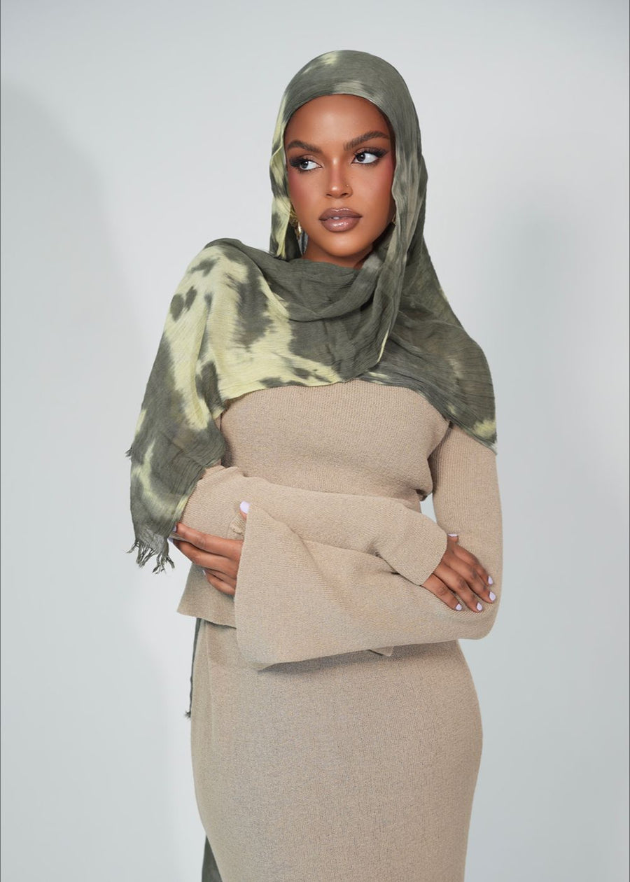 Sweet Basil Crinkle Rayon