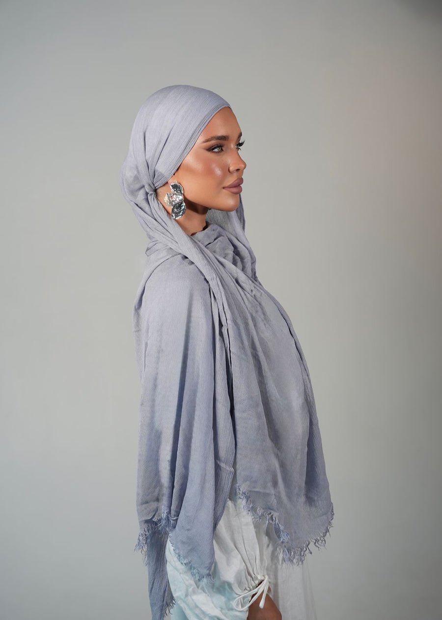 Mist Crinkle Rayon