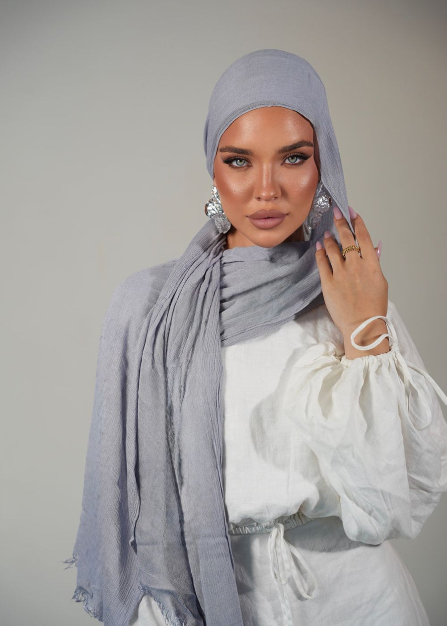Mist Crinkle Rayon