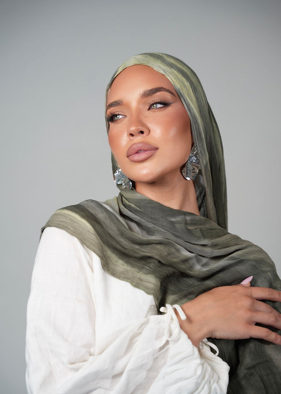 River Moss Crinkle Rayon
