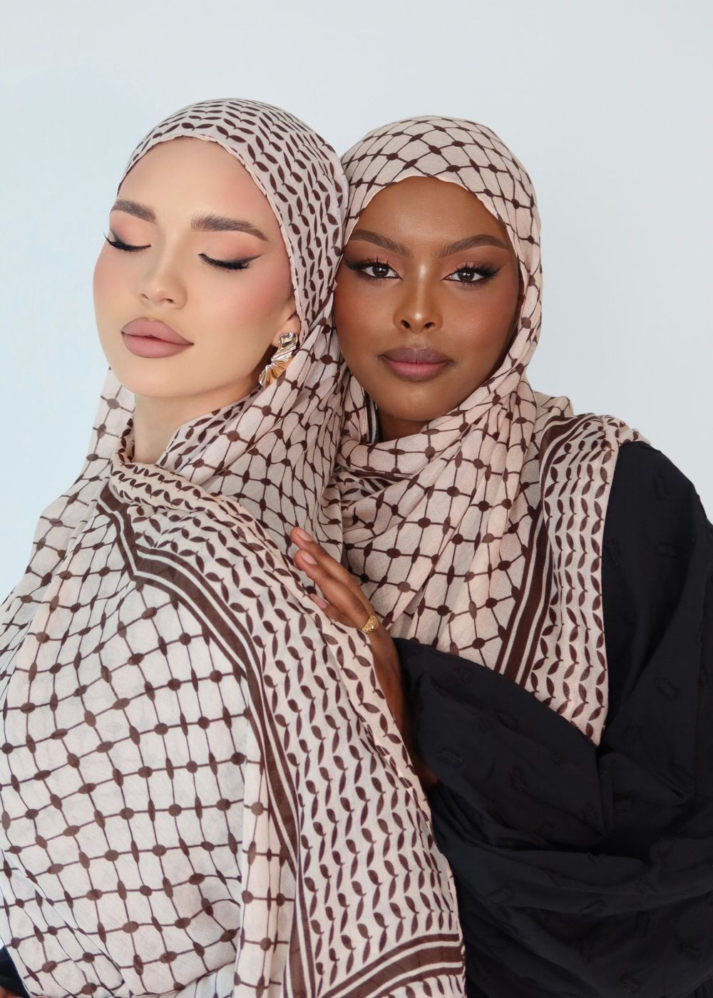 Brown Keffiyeh Modal