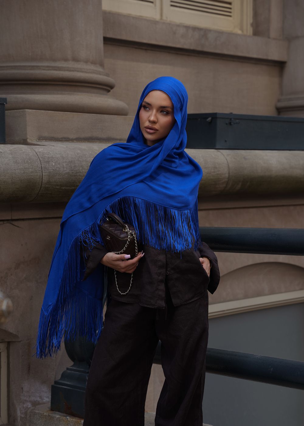 Cobalt Fringe Modal