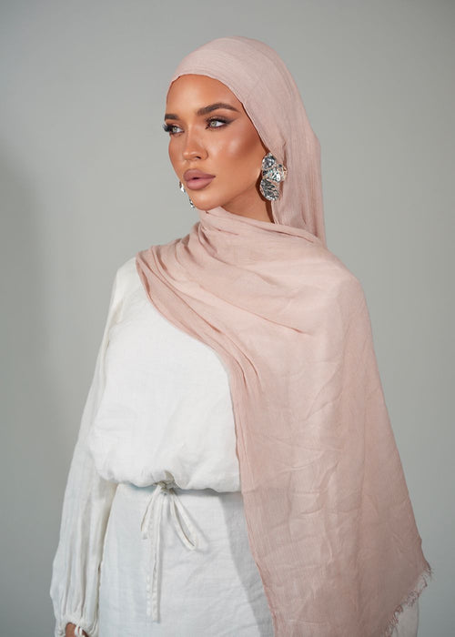 Vanilla Bloom Crinkle Rayon