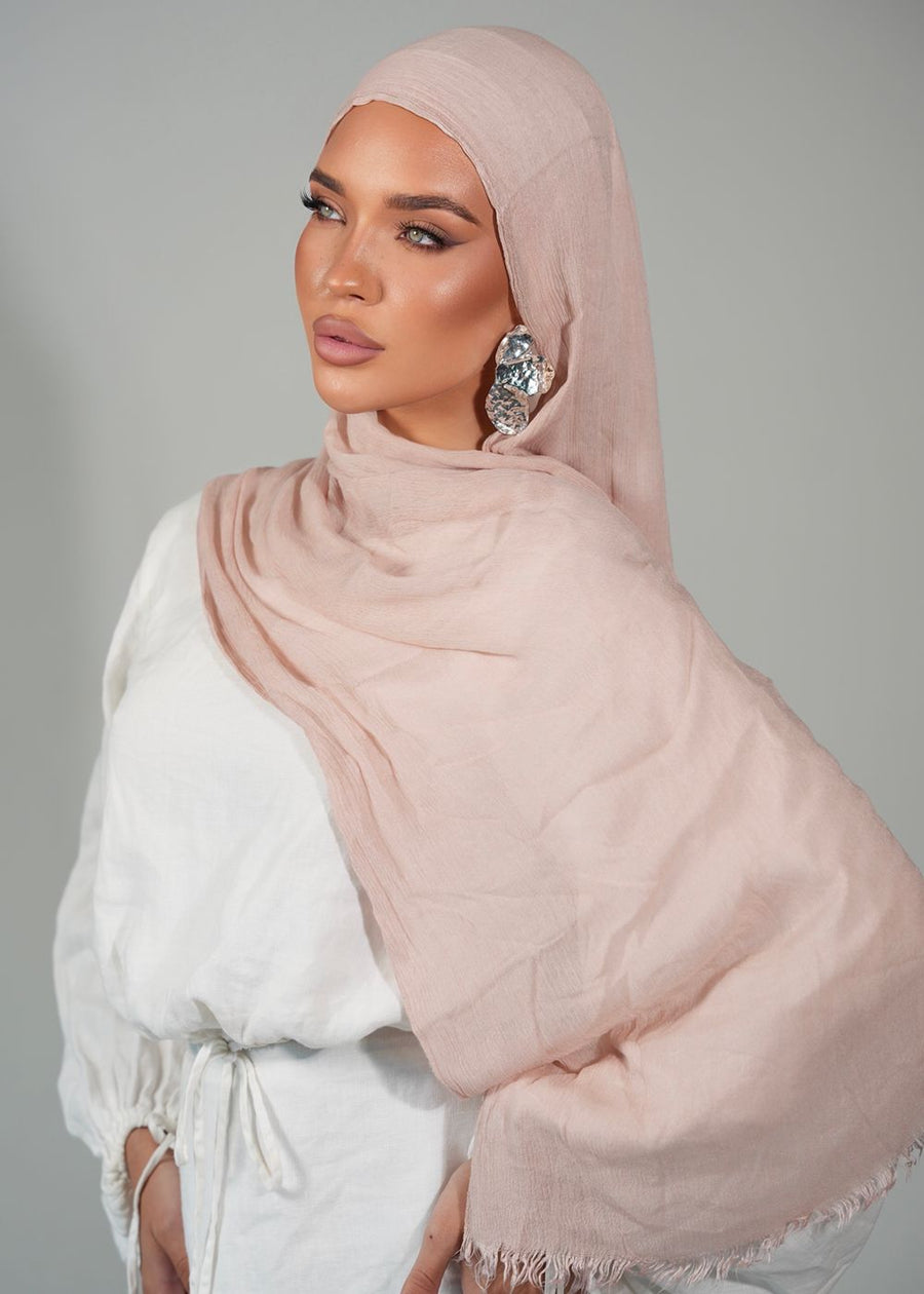 Vanilla Bloom Crinkle Rayon