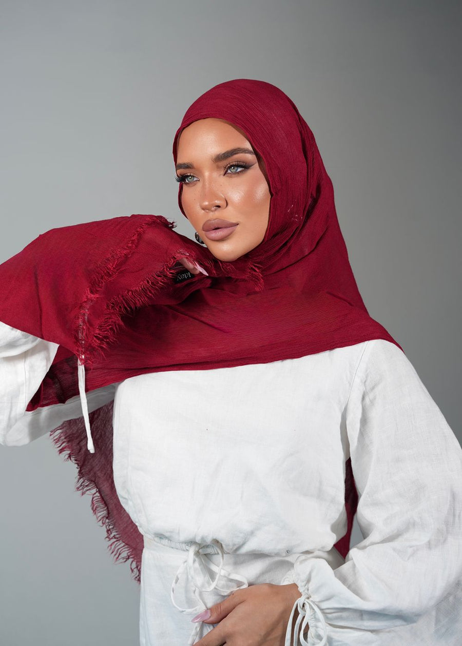 Candy Apple Crinkle Rayon
