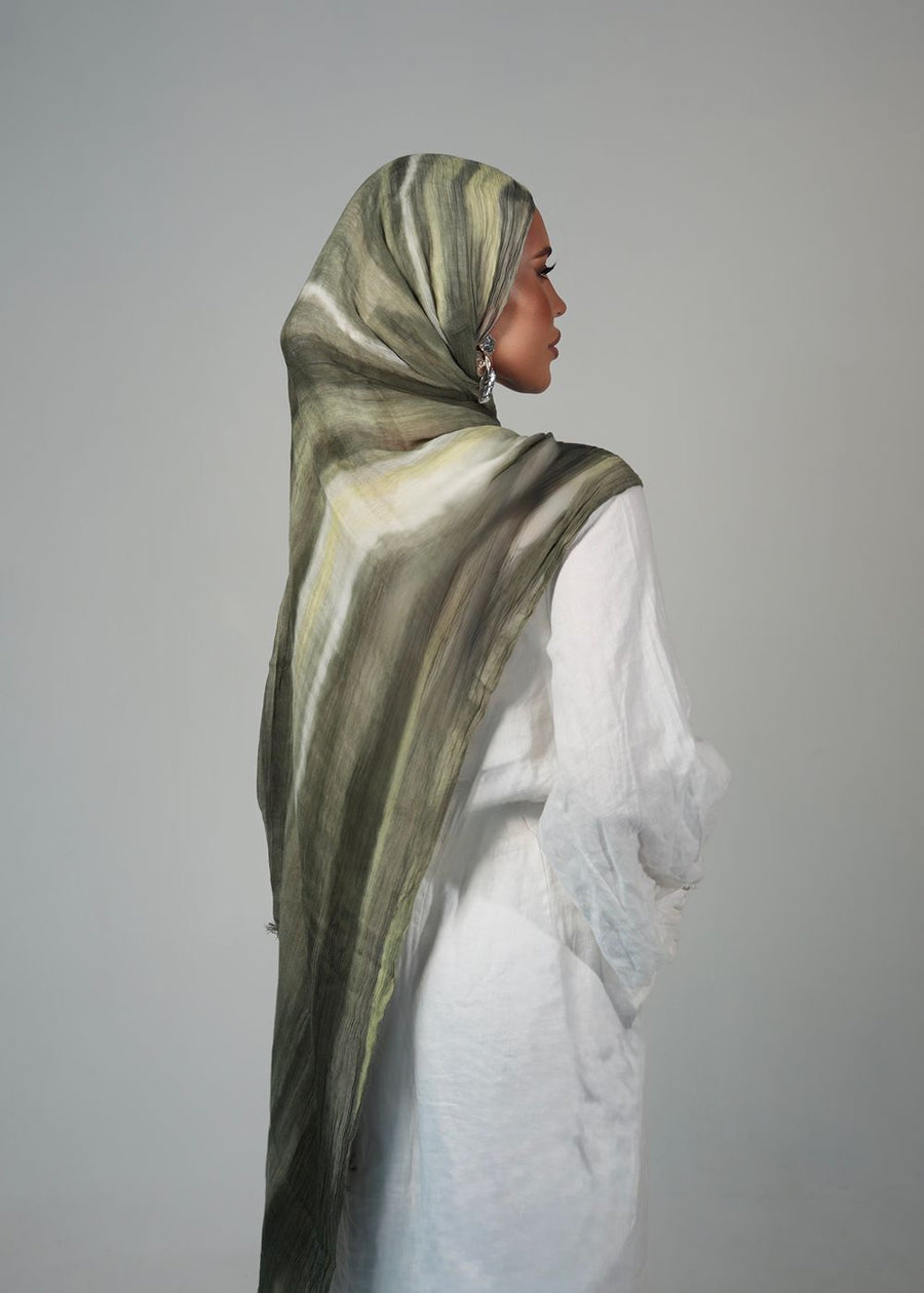 River Moss Crinkle Rayon
