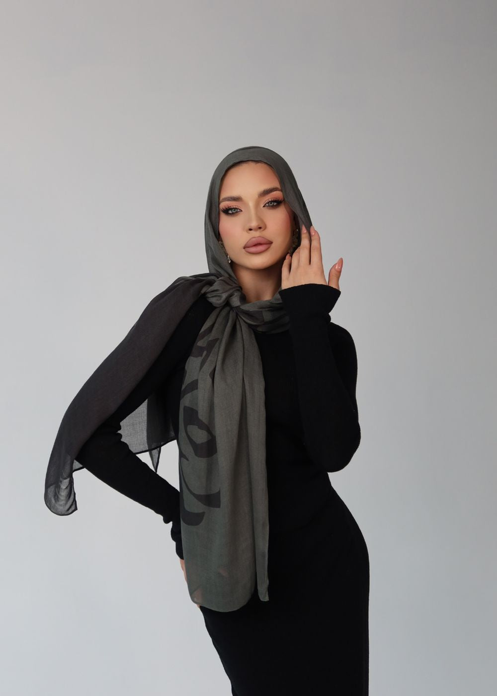 Olive "On This Land" Modal Hijab