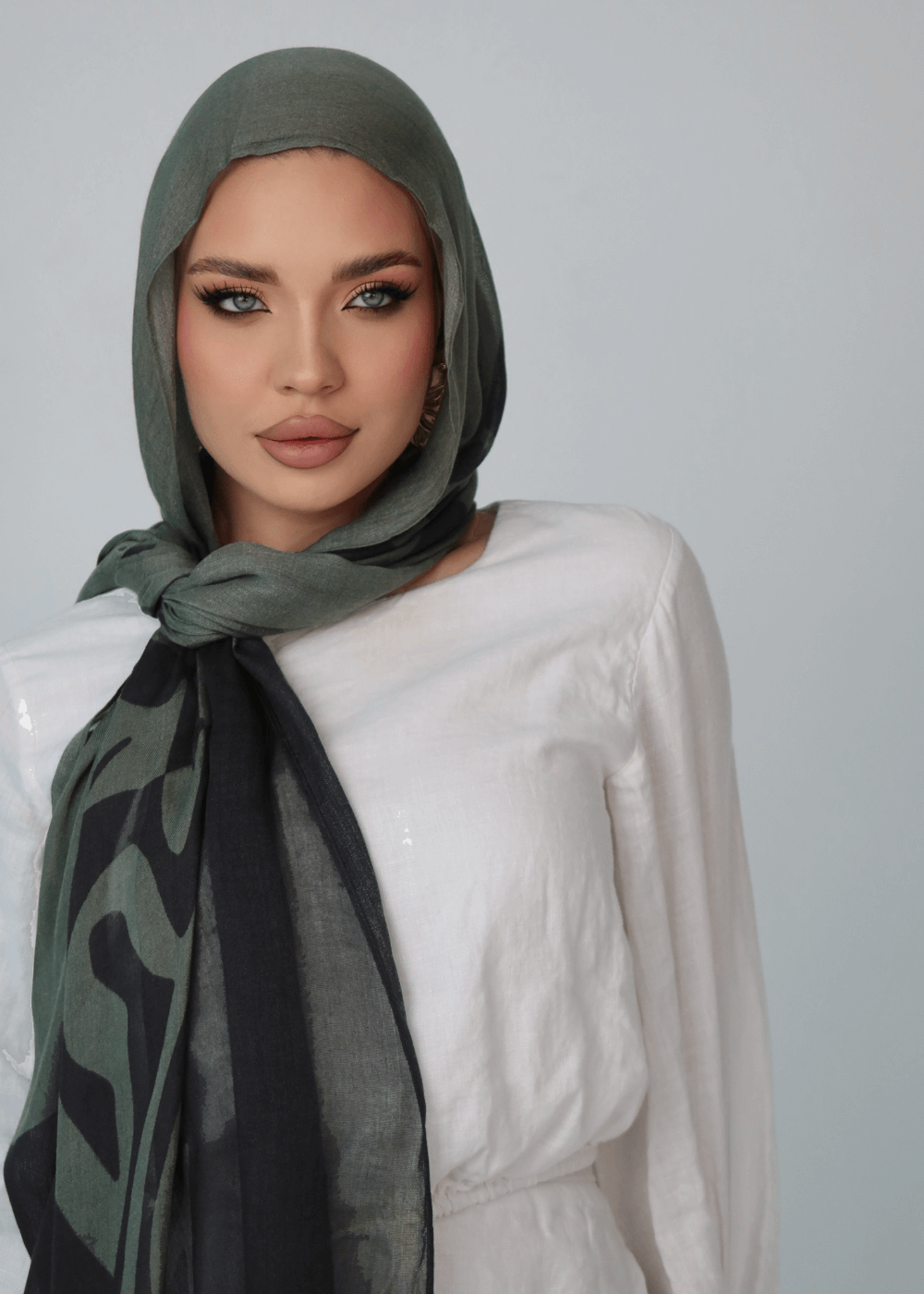 Olive "On This Land" Modal Hijab