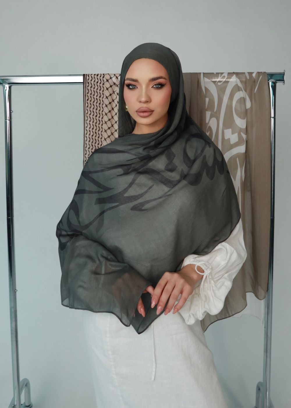 Olive "On This Land" Modal Hijab