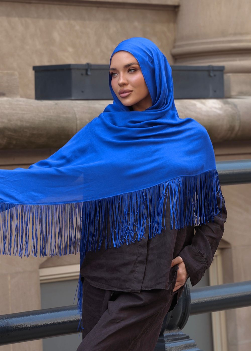 Cobalt Fringe Modal