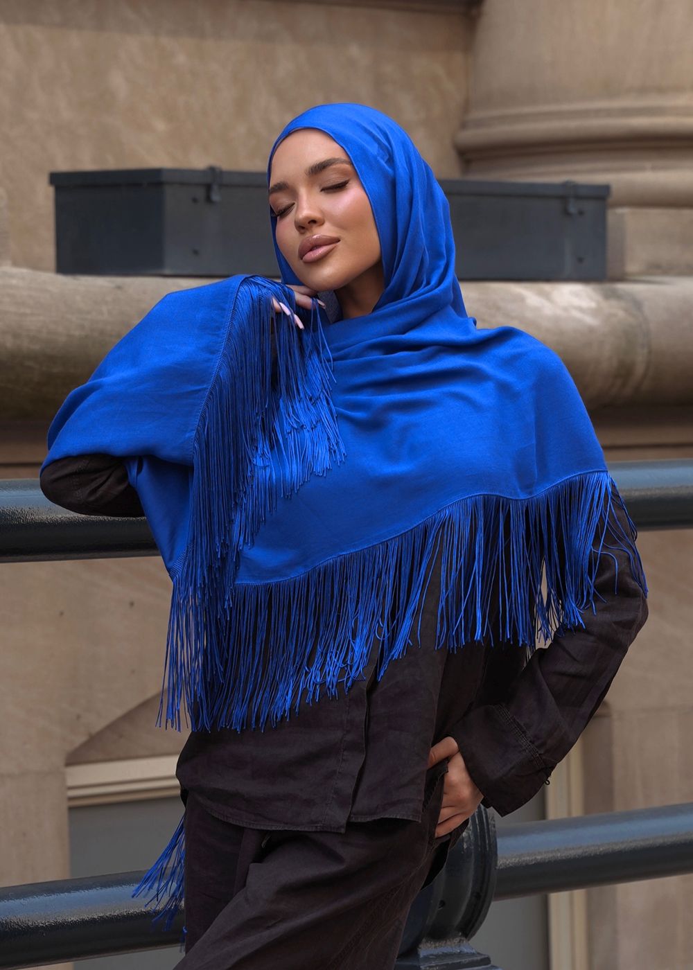 Cobalt Fringe Modal